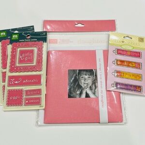NEW Daughter or Girl Scrapbook Paper Craft Small Lot Mini Album Embellishments